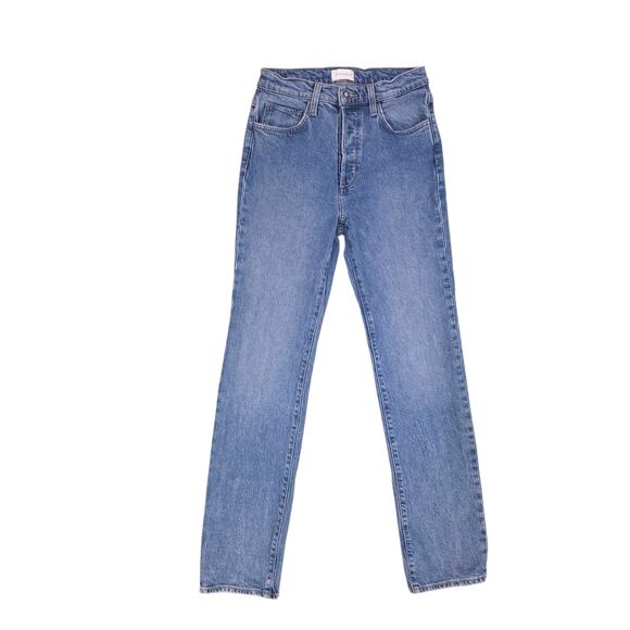 Favorite Daughter Jeans The Vivi High Rise Long Straight in the wash Iris - Picture 3 of 11